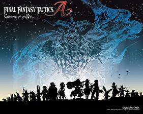 Bakgrundsbilder på skrivbordet Final Fantasy Fantasy Tactics A2: Grimoire of the Rift Datorspel