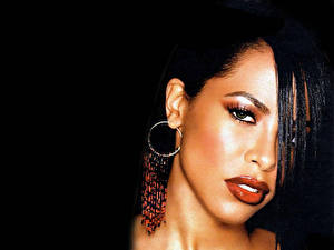 Papel de Parede Desktop Aaliyah Música