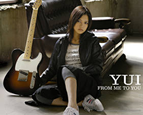 Bakgrundsbilder på skrivbordet Yui