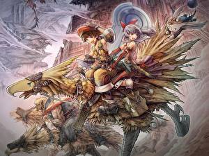 Bakgrundsbilder på skrivbordet Final Fantasy Fantasy Tactics A2: Grimoire of the Rift