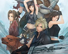 Bureaubladachtergronden Final Fantasy Final Fantasy VII: Crisis Core computerspel