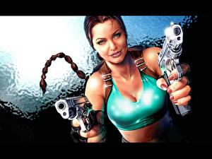 Bureaubladachtergronden Tomb Raider Tomb Raider Anniversary videogames