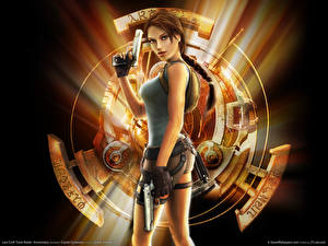 Bureaubladachtergronden Tomb Raider Tomb Raider Anniversary Computerspellen