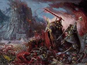 Hintergrundbilder Warhammer Mark of Chaos Spiele