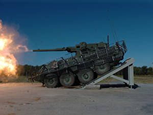 Wallpapers Military vehicle Firing Army