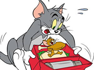 Bureaubladachtergronden Tom en Jerry Cartoons