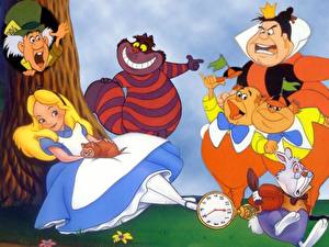 Fonds d'écran Disney Alice au pays des merveilles - Dessins animés