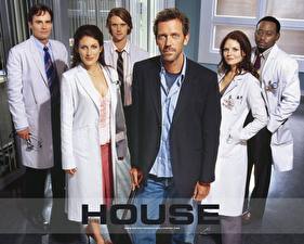 Bureaubladachtergronden House (televisieserie) Hugh Laurie film