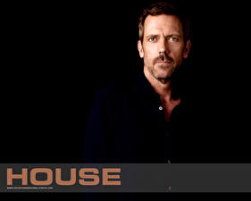 Bakgrundsbilder på skrivbordet House (TV-serie) Hugh Laurie