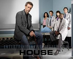 Bakgrundsbilder på skrivbordet House (TV-serie) Hugh Laurie Filmer