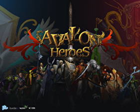 Bakgrundsbilder på skrivbordet Avalon Heroes spel