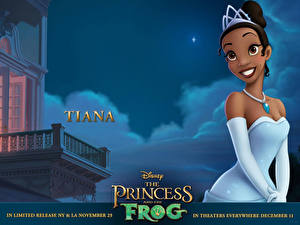 Bureaubladachtergronden Disney De prinses en de kikker