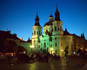 Papel de Parede Desktop Templo República Checa Cidades