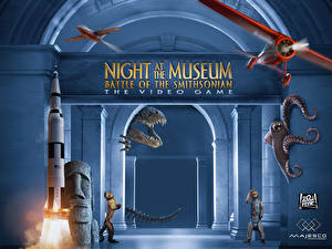 Bakgrundsbilder på skrivbordet Night at the Museum spel