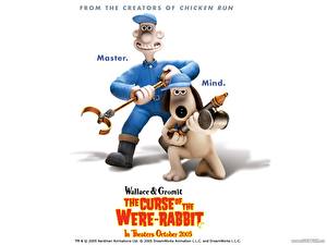 Wallpaper Wallace &amp; Gromit in The Curse of the Were-Rabbit