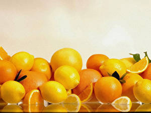 Bakgrundsbilder på skrivbordet Frukt Citrusfrukter Apelsin frukt