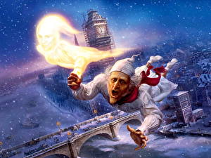 Fonds d'écran Le Drôle de Noël de Scrooge