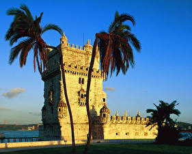 Bakgrunnsbilder Borg Portugal byen