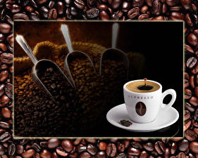 Bakgrundsbilder på skrivbordet Dryck Kaffe Korn (Säd) Mat