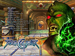 Bakgrundsbilder på skrivbordet Soul Calibur Soul Calibur II