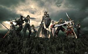 Bakgrundsbilder på skrivbordet Final Fantasy Final Fantasy: Dissidia