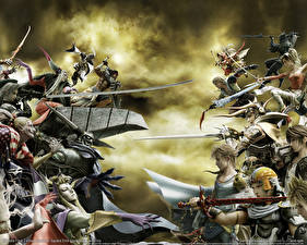 Papel de Parede Desktop Final Fantasy Final Fantasy: Dissidia Jogos