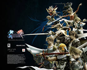 Bakgrundsbilder på skrivbordet Final Fantasy Final Fantasy: Dissidia dataspel