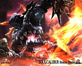 Bakgrundsbilder på skrivbordet Soul Calibur Soul Calibur Broken Destiny spel