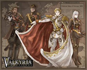 Bakgrundsbilder på skrivbordet Valkyria Chronicles - Datorspel