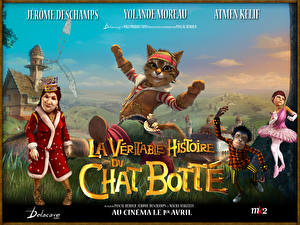 桌面壁纸，，La Veritable histoire du Chat Botte，