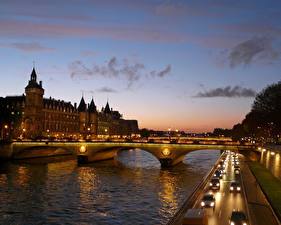 Фотографии Мосты Франция Города