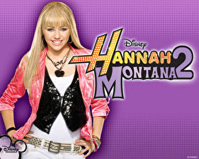 Bakgrundsbilder på skrivbordet Hannah Montana