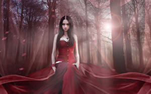 Bilder Gothic Fantasy Fantasy Mädchens