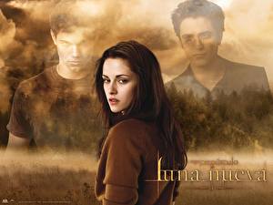 Bakgrundsbilder på skrivbordet The Twilight Saga The Twilight Saga: New Moon Kristen Stewart Filmer