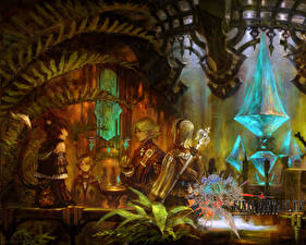 Bakgrundsbilder på skrivbordet Final Fantasy Final Fantasy XIV spel