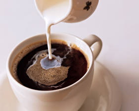 Bakgrundsbilder på skrivbordet Drycker Kaffe Mat
