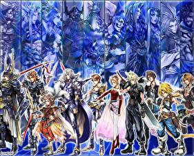 Bakgrundsbilder på skrivbordet Final Fantasy Final Fantasy: Dissidia spel