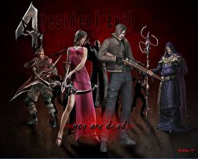 Bureaubladachtergronden Resident Evil Resident Evil 4 Computerspellen
