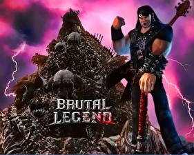 Bakgrundsbilder på skrivbordet Brutal Legend Datorspel