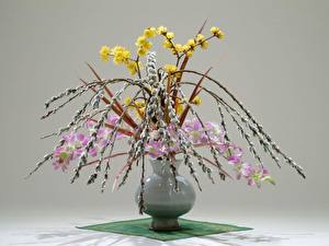 Tapety na pulpit Ikebana kwiat