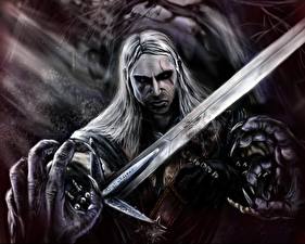 Fonds d'écran The Witcher Geralt de Riv Jeux