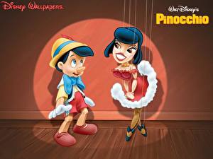 Fondos de escritorio Disney Pinocho Dibujo animado
