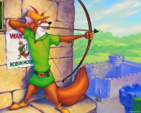 Bureaubladachtergronden Disney Robin Hood 1973