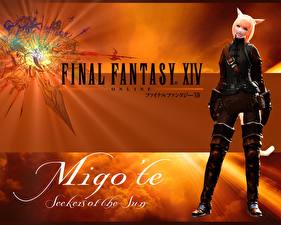 Papel de Parede Desktop Final Fantasy Final Fantasy XIV videojogo