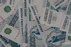 Papel de Parede Desktop Dinheiro Rublo Papel-moeda
