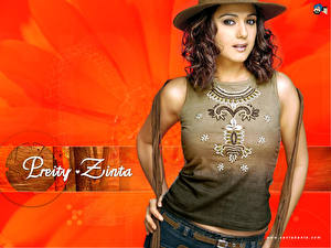 Fonds d'écran Indian Preity Zinta Célébrités