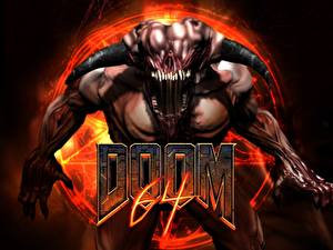 Bakgrundsbilder på skrivbordet Doom dataspel