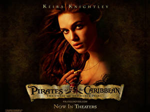 Bureaubladachtergronden Pirates of the Caribbean Pirates of the Caribbean: The Curse of the Black Pearl Keira Knightley