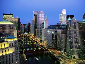 Fonds d'écran USA Chicago Ville Illinoi Villes