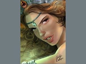 Bakgrundsbilder på skrivbordet Cris de Lara Fantasy